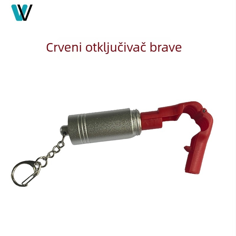 Kompaktni magnetski otvarač zaključavanja — snažan magnet, konstrukcija od aluminijske legure, za otpuštanje kuka na policama u maloprodaji