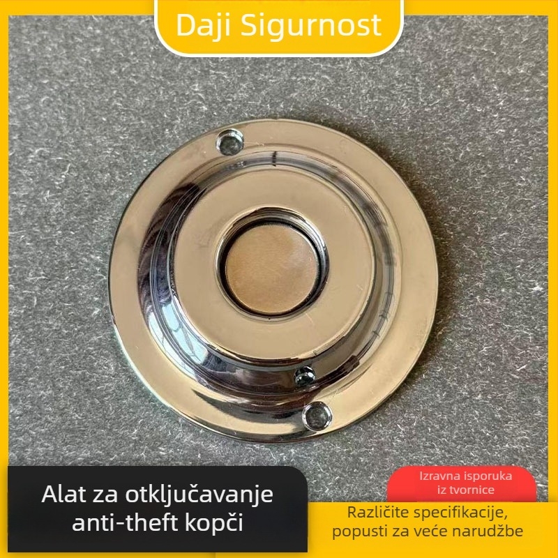 TR-009 Magnetni Uklonič Kopči za Odjeću – Detacher protiv krađe, >5000 gs, 86 g, Membrane i površine od aluminijeva oksida, Pogodno za supermarkete i trgovine odjećom