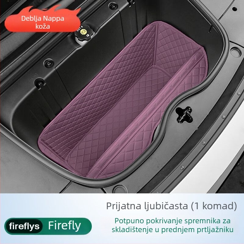 Kožna prostirka za pohranu u automobilu za prednji prtljažnik i prednju motornu komoru, modul za pohranu ispod stražnjih sjedala, kompatibilno s Fordom