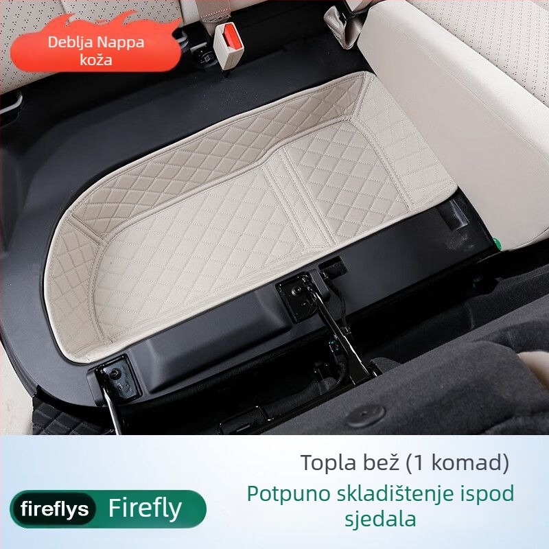 Kožna prostirka za pohranu u automobilu za prednji prtljažnik i prednju motornu komoru, modul za pohranu ispod stražnjih sjedala, kompatibilno s Fordom