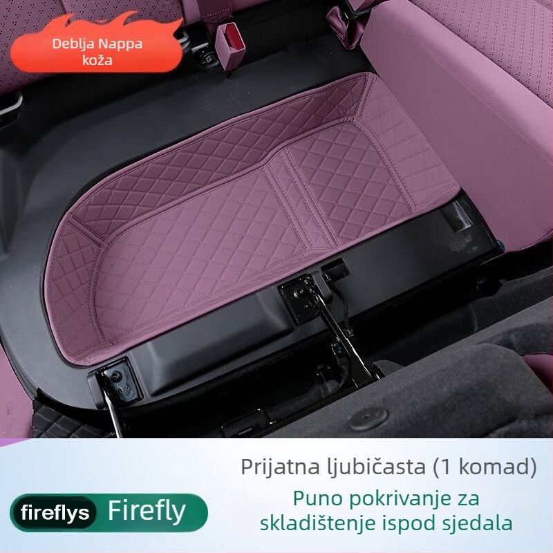 Kožna prostirka za pohranu u automobilu za prednji prtljažnik i prednju motornu komoru, modul za pohranu ispod stražnjih sjedala, kompatibilno s Fordom