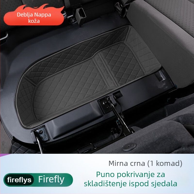 Kožna prostirka za pohranu u automobilu za prednji prtljažnik i prednju motornu komoru, modul za pohranu ispod stražnjih sjedala, kompatibilno s Fordom