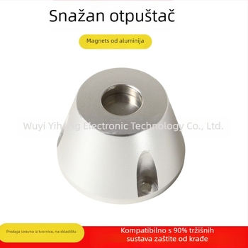 Univerzalni magnetski uklanjivač oznaka protiv krađe, model Powerful Opening, bez napajanja, za uobičajene oznake