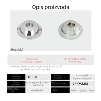 Alat za uklanjanje zaštitnih magnetnih etiketa s odjeće u supermarketu — dvostruki magnetski otvarač, uklanjivač tvrdih etiketa, brend In the Wild