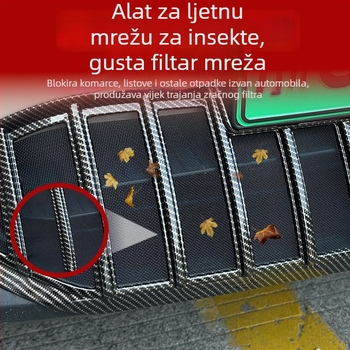 Protivkomarna mreža zaštite spremnika vode, kompatibilna s Xiaopeng MONA M03 — ABS plast, prilagođena originalnoj krivulji automobila, otvor 0.2, marka Junyi, vijek trajanja 20 godina