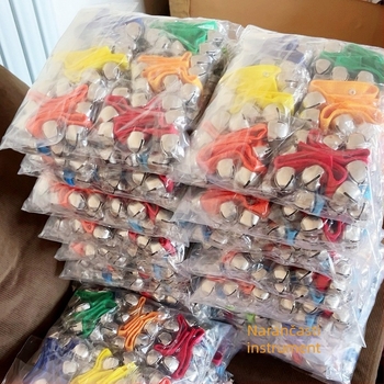 Metalni zvono za zapešće i gležanj za plesne igre – dječja edukativna igračka Orange, uzrast 4–6 godina