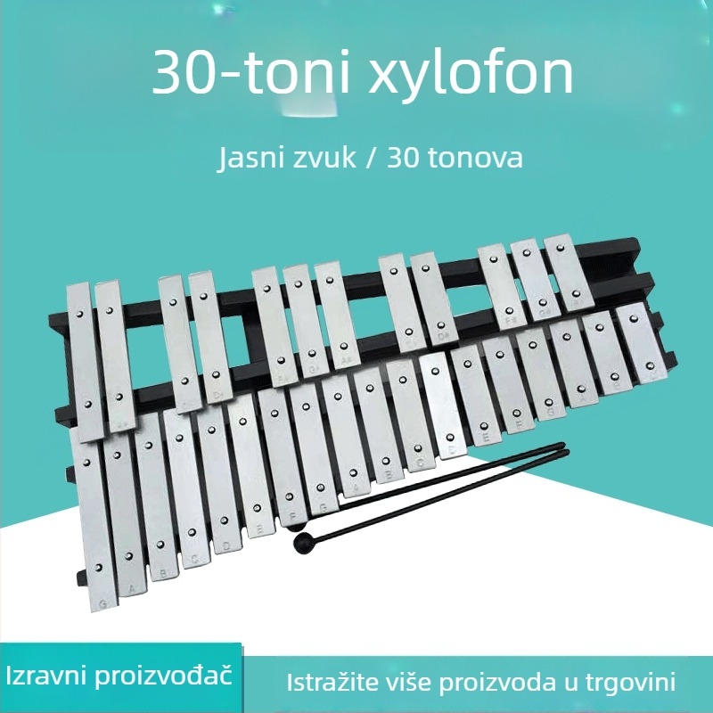 Aero aluminijsko piano s 30 tonova — Orffov udarni instrument