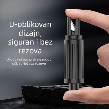 Rongshan Alat za razbijanje prozora automobila, hitni višenamjenski čekić za razbijanje stakla, metalni čekić + PC, težina oko 100 g