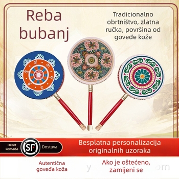 Tamburin s tijelom od javorovine i drškom, Xinhe Instruments, Nije za djecu