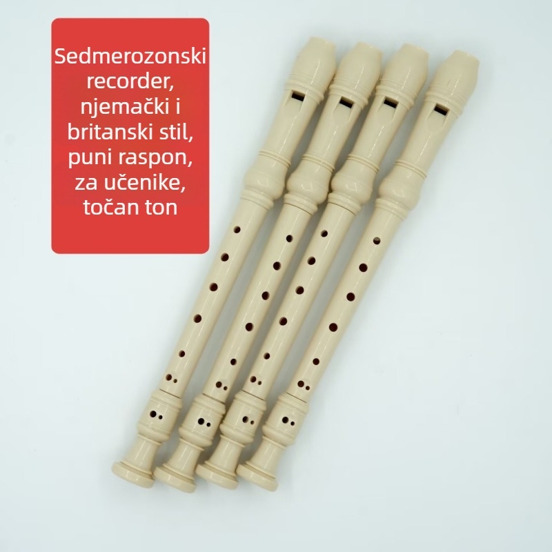 8-rupa recorder u engleskom stilu za početnike, ABS plast, obrazovni glazbeni instrument