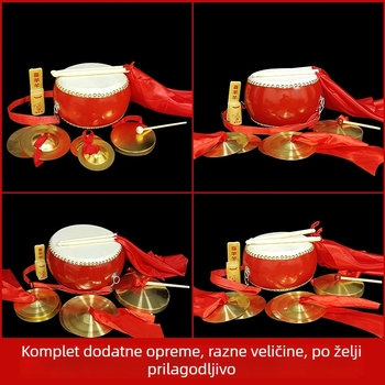 Bubnjarski set Yue Fei – tijelo od topole (poplar), model YUEFEI33-11, pogodan za djecu