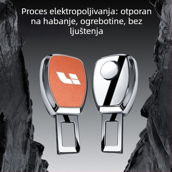 Auto sigurnosni utikač s bayonetnim produžnim konektorom — metalno kućište, ispisano logo, bez prilagodbe