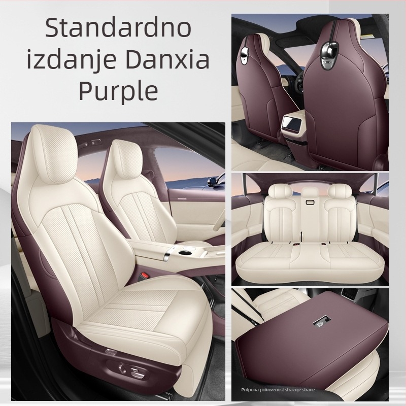 Komplet kožna navlaka za automobilna sjedala za Xiaomi Yu7, univerzalna za sve sezone