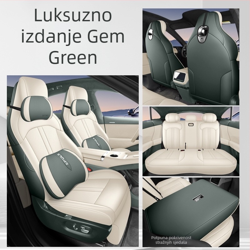 Komplet kožna navlaka za automobilna sjedala za Xiaomi Yu7, univerzalna za sve sezone