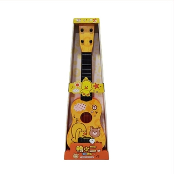 Dječji plastični ukulele — edukativan glazbeni instrument s interaktivnim značajkama, uzrast 7–14 godina, pakiranje u šarenoj kutiji