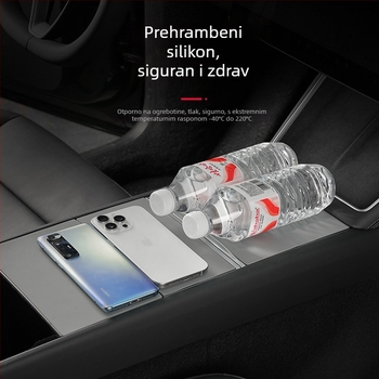 Silikonska podloška za središnju konzolu i zaštitna folija za Tesla Model Y, YL i Model 3 – nova verzija
