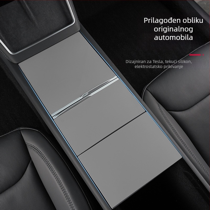 Silikonska podloška za središnju konzolu i zaštitna folija za Tesla Model Y, YL i Model 3 – nova verzija