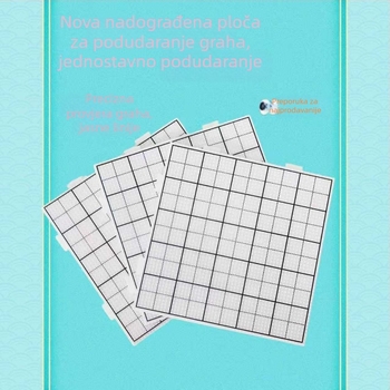 DIY ploča za perle s graviranim linijama, 2,6 mm perle, plastična ravna ploča, edukativna kreativna igra za uzrast 7–14