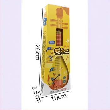 Dječja ukulele igračka, plastična konstrukcija, za djecu 7–14 godina, gitarskog stila igračka koja poboljšava koordinaciju ruke i oka i kognitivni razvoj