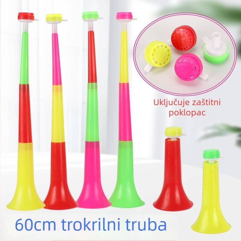 Hongxiang teleskopsku zviždaljku s tri rogova – plastična edukativna igračka za djecu 7–14 godina