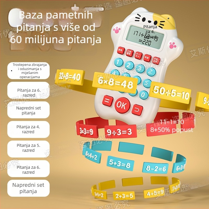 Pero za čitanje točaka – Edukativna igračka s LCD zaslonom, punjiva, zvuk (ABS kućište; Napajanje: litij baterija; Dobna granica: 4–6 godina)
