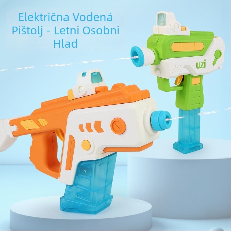 Električni vodeni pištolj s visokim tlakom za djecu 4-6 godina, plastična konstrukcija