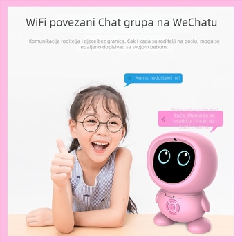 Inteligentni robotski edukativni igrački stroj za djecu – glazba i glasovne funkcije, plastična konstrukcija, punjiva baterija, za uzrast 0–3 godine