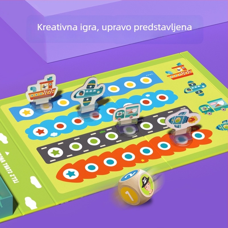 MiDeer edukativna magnetska slagalica ploča za djecu od 4 do 6 godina, geometrijski dizajn i promjena lica