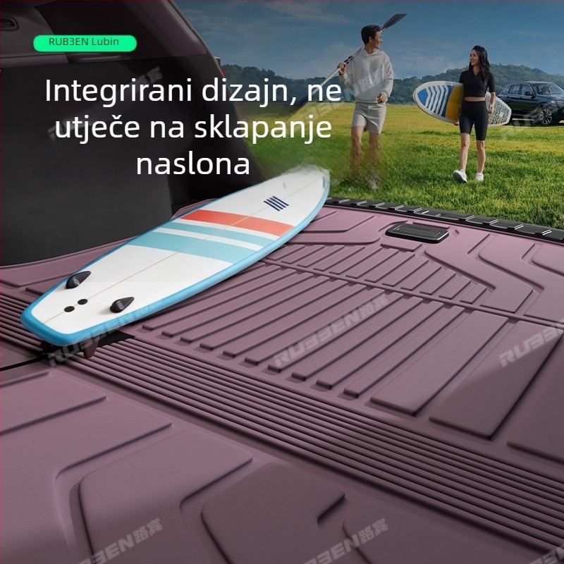 TPE tepih za stražnji dio prtljažnika za Xiaomi YU7 – specifičan za vozilo, poluzatvorenog stila, konfiguracija za pet mjesta, prilagođena obrada
