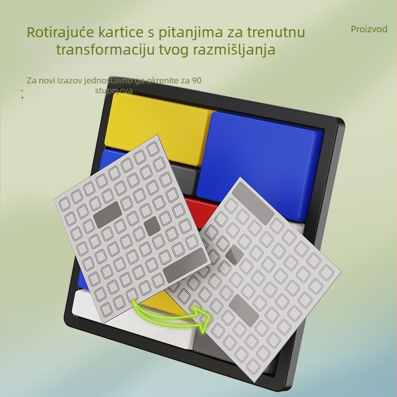 3D panelna slagalica za djecu, ABS materijal, uzrast 7–14 godina, OEM logo, šarena kutija
