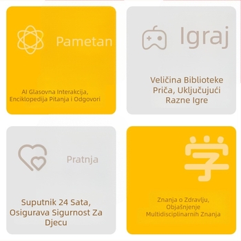 AI pliš edukativna igračka s prepoznavanjem glasa, pliš materijal, 1 GB memorije, za djecu 4–6 godina, s baterijom
