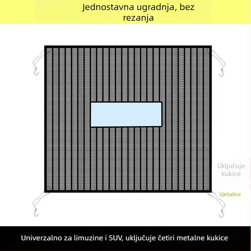 Zaštitna mreža-filtr za hlađenje automobila i vodeni spremnik klima — gaze mreža, otvor 0,01, promjer žice 0,01, vijek trajanja 3 godine, marka Sai Shuo Da