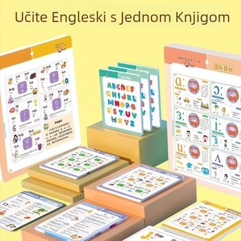 Govorljiva engleska fonetika i prirodni pravopis – pero za čitanje točaka za djecu — električno, punjivo, osjetljivo na dodir, interaktivni edukativni alat (uzrast 4–6 godina)