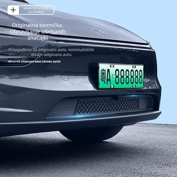 Mingshi ABS zaštitna mreža protiv insekata za središnji ulaz zraka Tesla Model 3 Highland, s mogućnošću demontaže