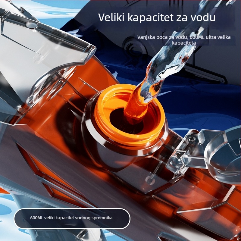Električni vodeni pištolj za djecu – automatsko ispaljivanje, velik kapacitet, svjetlosni efekti