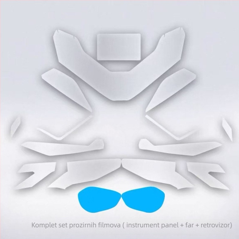 LISM zaštitna naljepnica zaslona motocikla – Model 150X 26, otporna na prašinu i abraziju, mogućnost prilagođavanja