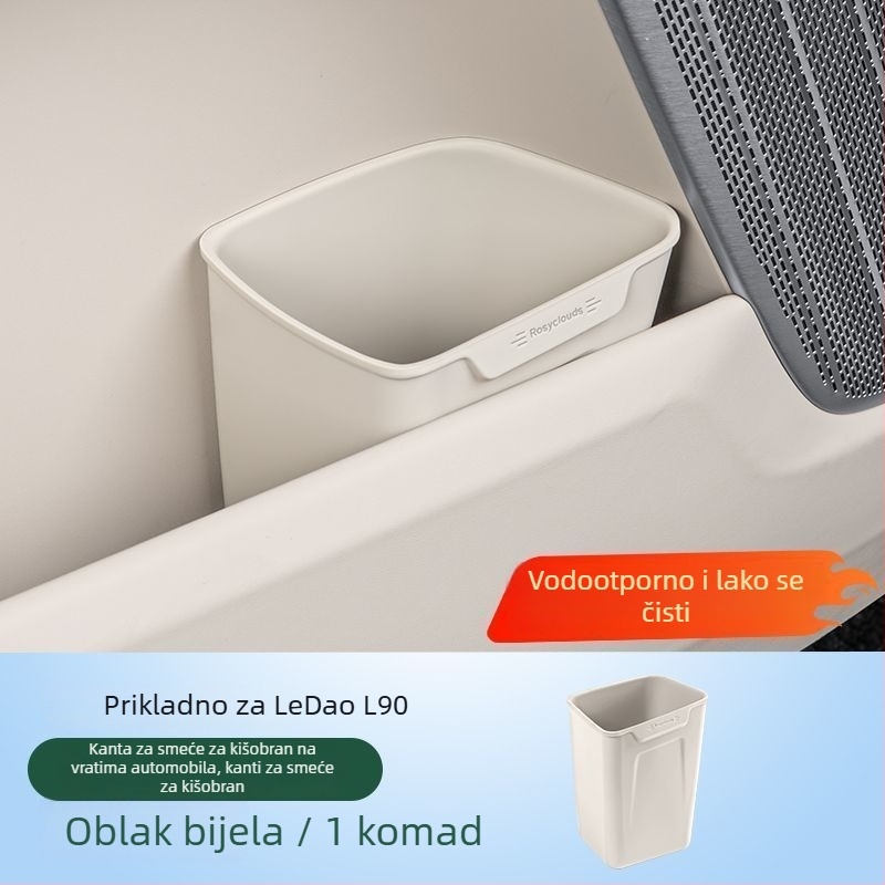Unutarnji organizator vozila i kantu za smeće s prozračnim dizajnom, mogućnost prilagodbe i tiskanje logotipa