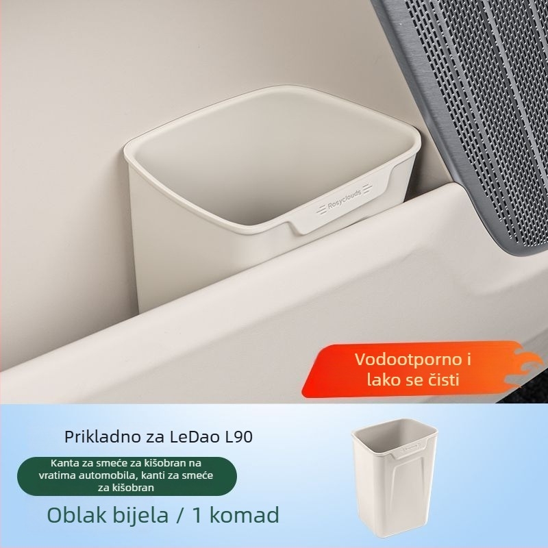 Unutarnji organizator vozila i kantu za smeće s prozračnim dizajnom, mogućnost prilagodbe i tiskanje logotipa