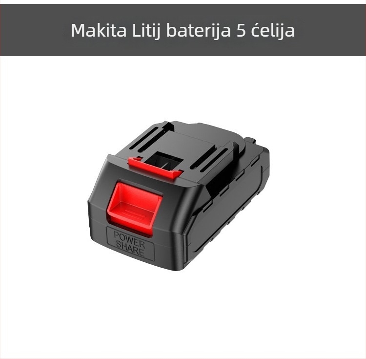 Prijenosni bežični pištolj za pranje automobila s litijskom baterijom, visokotlačna pumpa — 21 V, 3 MPa, 3 L/min, 5 m crijevo