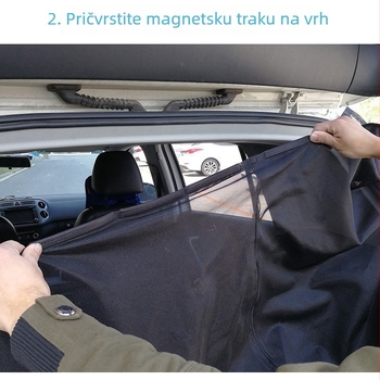 Magnetska mreža protiv insekata za stražnja vrata automobila – ventilacija, izolacija protiv komaraca, za kampiranje na otvorenom
