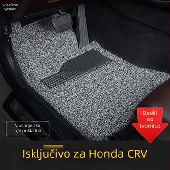 Auto podne prostirke za pod - vozačeva strana, jednoplošni komad, PVC protuklizno, svilene petlje za stopala, za specifične modele automobila