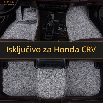 Auto podne prostirke za pod - vozačeva strana, jednoplošni komad, PVC protuklizno, svilene petlje za stopala, za specifične modele automobila