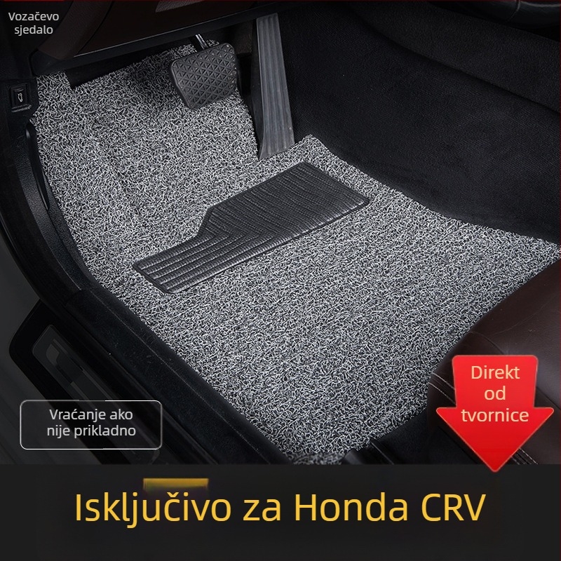 Auto podne prostirke za pod - vozačeva strana, jednoplošni komad, PVC protuklizno, svilene petlje za stopala, za specifične modele automobila
