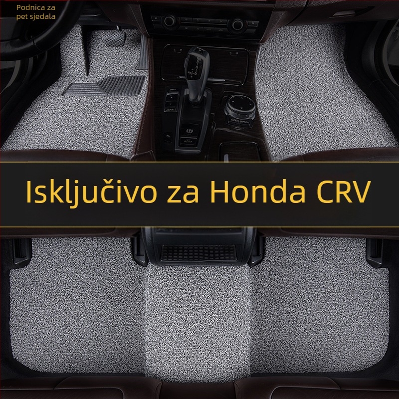 Auto podne prostirke za pod - vozačeva strana, jednoplošni komad, PVC protuklizno, svilene petlje za stopala, za specifične modele automobila