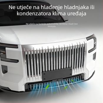 Zaštitni poklop protiv insekata za prednju rešetku i vodeni tank Zeekr 9X, klipsno ugradnja – ABS, otvor 2 mm, vijek trajanja 3–5 godina