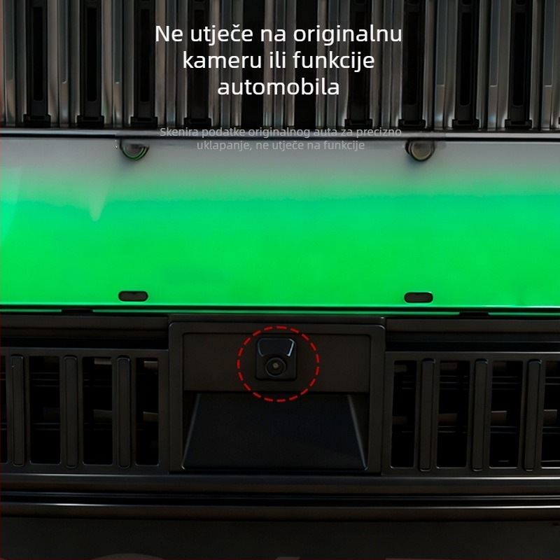 Zaštitni poklop protiv insekata za prednju rešetku i vodeni tank Zeekr 9X, klipsno ugradnja – ABS, otvor 2 mm, vijek trajanja 3–5 godina