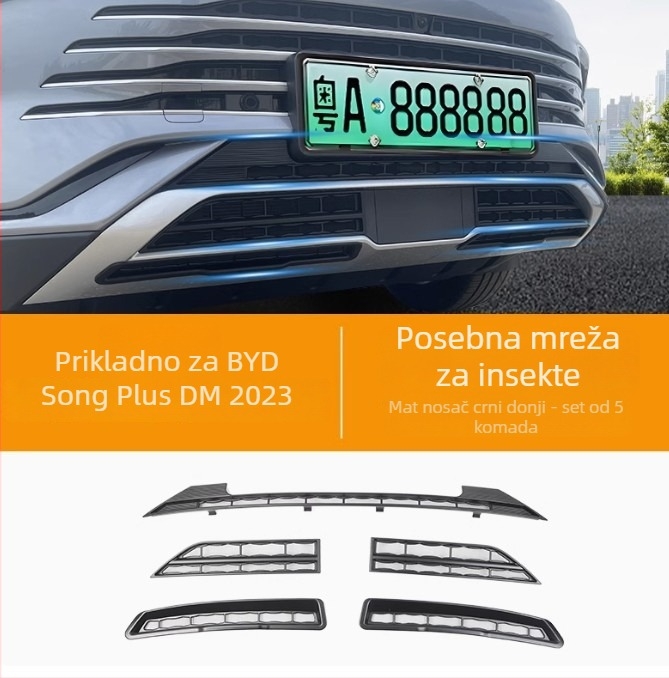 Mreža protiv insekata za BYD Song seriju (Plus/Pro/Plus EV) – ABS+plastika