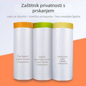 PE jednokratni zaštitni film za maske protiv prašine – Plastična podloga, Visok viskozni ljepilo, Snažna prozirnost, Za kućnu upotrebu, Dekoracije i autoservis