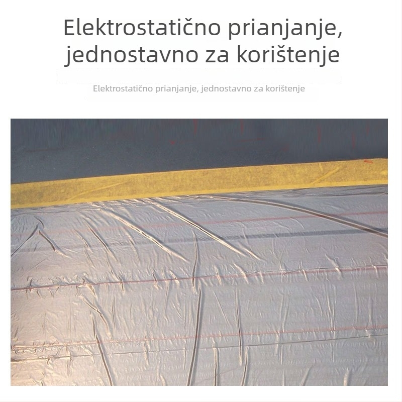 PE jednokratni zaštitni film za maske protiv prašine – Plastična podloga, Visok viskozni ljepilo, Snažna prozirnost, Za kućnu upotrebu, Dekoracije i autoservis