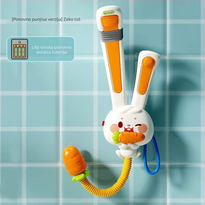Set igračaka za kupanje beba s električnim prskanjem vode i usisavanjem | Materijal: Plastika | Marka: Sendolo | Pogodno za dob 0-3 godina | 3C certifikat: 2020152202030873